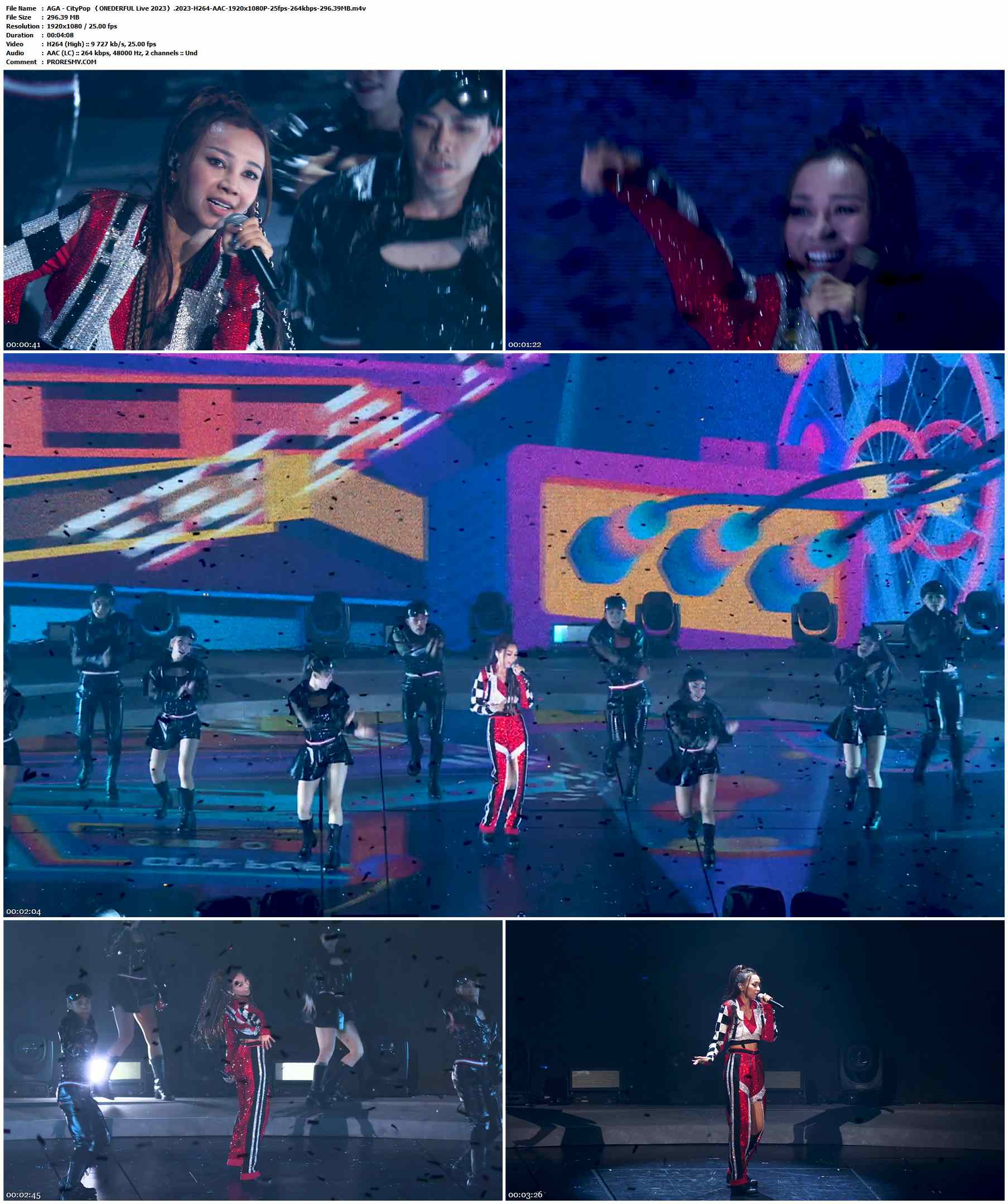 AGA - CityPop （ONEDERFUL Live 2023）.2023-H264-AAC-1920x1080P-25fps-264kbps-296.39MB官方MV_高清MV