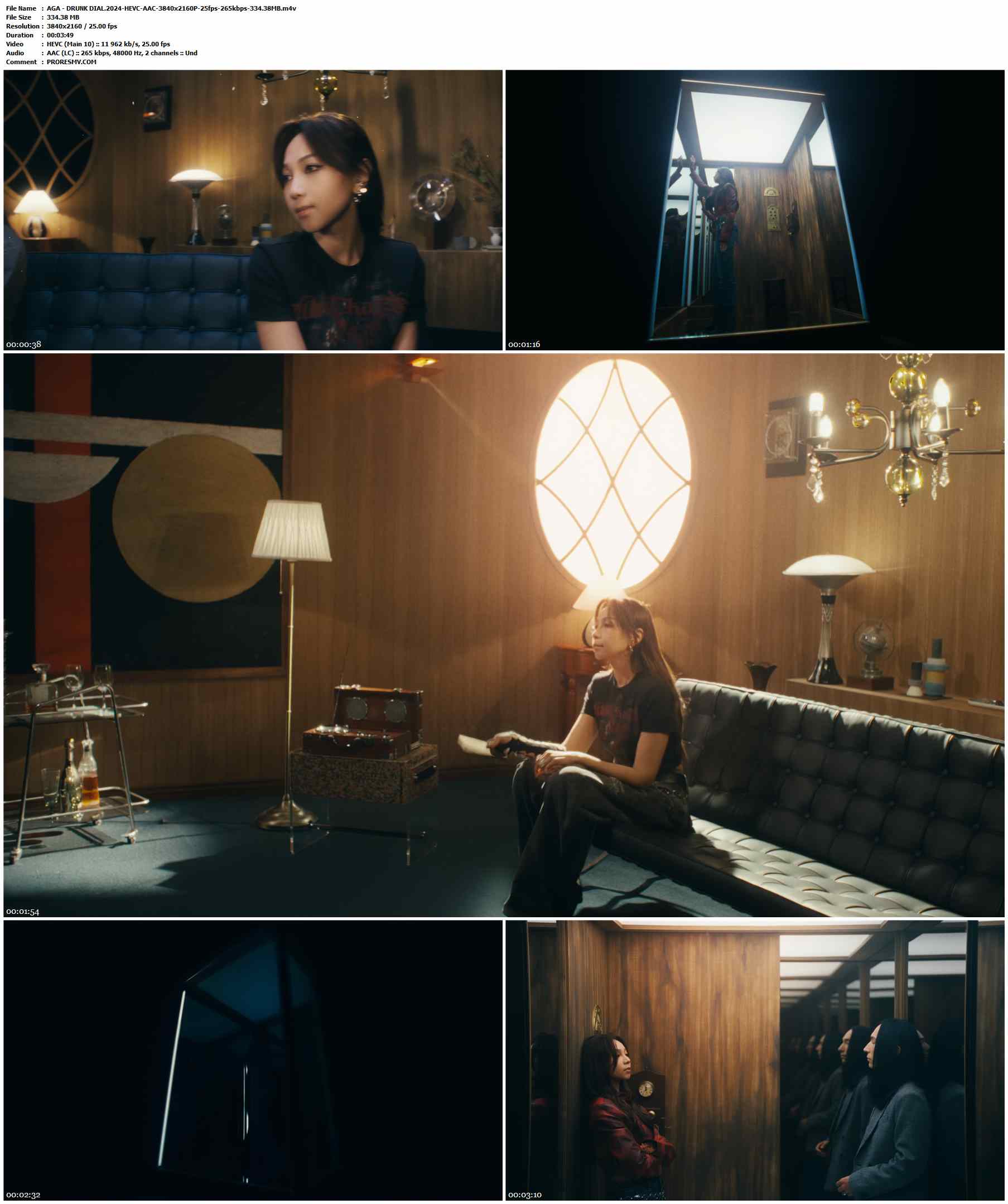 AGA - DRUNK DIAL.2024-HEVC-AAC-3840x2160P-25fps-265kbps-334.38MB官方MV_高清MV