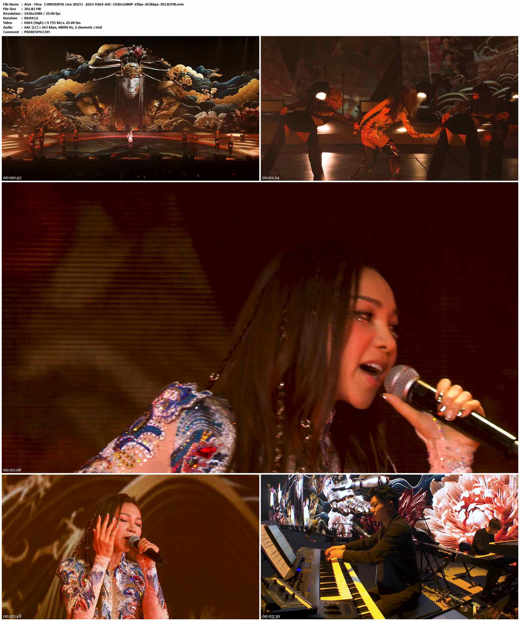 AGA - Mizu （ONEDERFUL Live 2023）.2023-H264-AAC-1920x1080P-25fps-263kbps-301.81MB官方MV_高清MV
