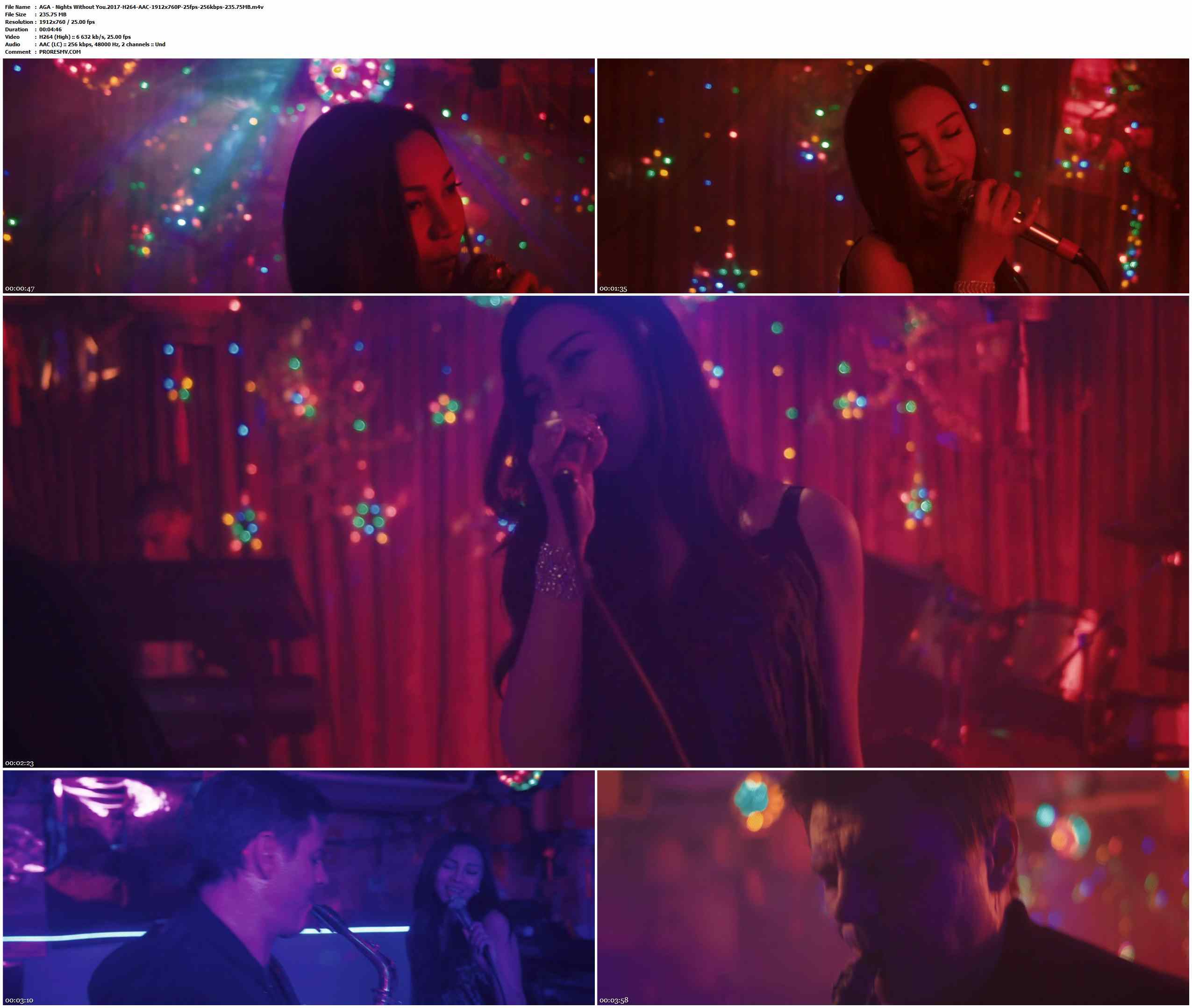 AGA - Nights Without You.2017-H264-AAC-1912x760P-25fps-256kbps-235.75MB官方MV_高清MV