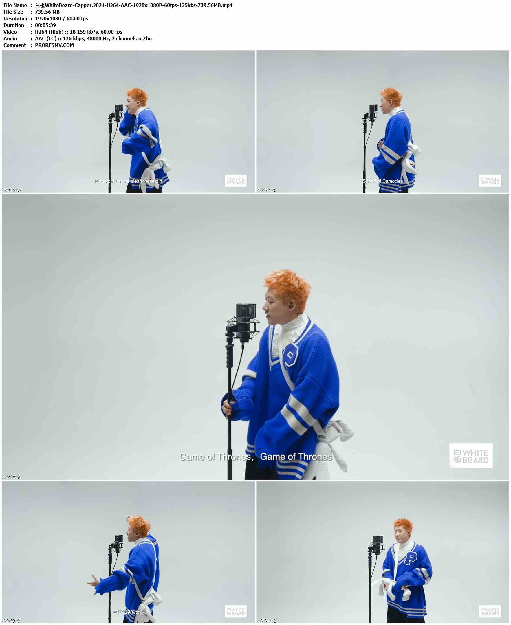 白板WhiteBoard-Capper.2021-H264-AAC-1920x1080P-60fps-125kbs-739.56MB官方MV_高清MV